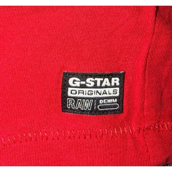 G-Star RAW Front Seam R Tee in Baron Red – Women’s Multiple Sizes (NWT) - Picture 5 of 12